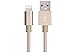[Apple MFi Certified] ZiKON 3ft/ 1m Nylon Braided 8 Pin Lightning Cable USB Charging Cord with Aluminum Connector for iPhone 6/6s/6 plus/6s plus, 5c/5s/5, iPad Air/Mini, iPod Nano/Touch (Gold)