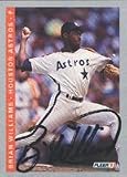 Brian Williams, Houston Astros, 1993 Fleer Autographed Card