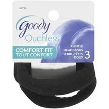 Goody - Women's Ouchless Black Tubed Ponytailer 3 Pc