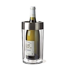 Double Walled Iceless Wine Bottle Chiller by The Wine Enthusiast