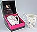 PENELOPE CRUZ Design on uniqully shaped 15oz. mug in gift box