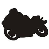 das-label Motorrad Autoaufkleber Sportaufkleber schwarz