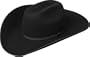 Bailey Western Wyoming 5X Hat Black/7