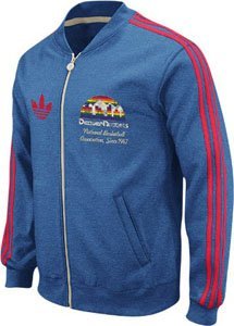 Denver Nuggets Adidas Throwback Full Zip Vintage Track Jacket