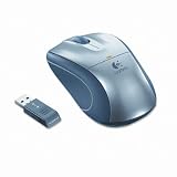 Optical V320 Cordless Notebook Mouse, Three-Button/Scroll, Black/Silver