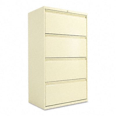 Alera Four-Drawer Lateral File Cabinet 30W X 19-14D X 54H Putty