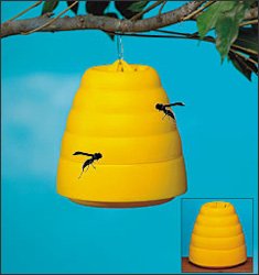 Beehive Wasp Trap Yellow - Home and Garden > Outdoor Living