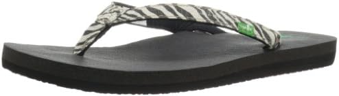Sanuk Women's  W Yoga Joy Exotic,Zebra,8 M US
