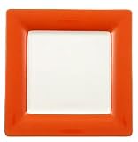 Villeroy & Boch Wonderful World Orange 8 1/4 square salad plate