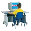 Adjustable Computer Table Green