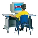 Adjustable Computer Table Navy