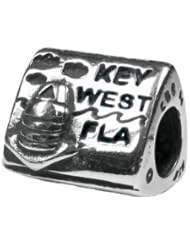 Zable Key West Travel Sterling Silver Charm