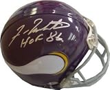 Fran Tarkenton signed Minnesota Vikings Replica Mini Helmet Throwback Helmet HOF 86