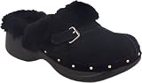 BEARPAW Womens Suede & Shearling Clog -Style 460 Aspen