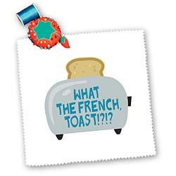 Funny What The French Toast Toaster Humor - 10x10 Inch Quilt Square
