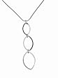 Italian Sterling Silver Oval Necklace