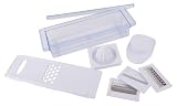 Roscan 9 Piece Grater Set White Plastic