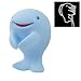 Sky Blue Dolphin Suction Cup Toothbrush Holder Stand
