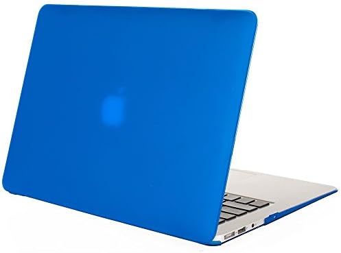 Macbook Air 11 case , SAPRKS 2 in 1 Soft-touch Ultra Slim Lightweight Plastic Hard Case Cover for Macbook Air 11 " (A1370 & A1465) + Matching Keyboard Skin for Macbook Air 11 Inch (Dark-Blue)