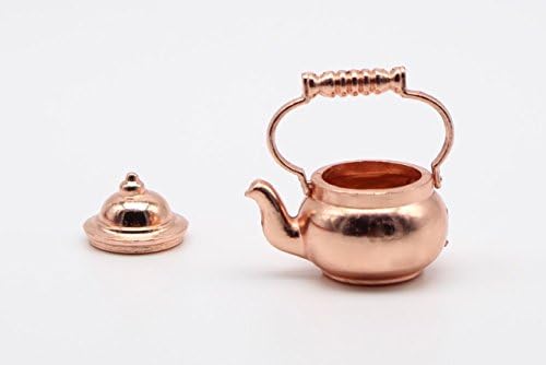 1:12 Dollhouse Miniature, Cookware, Copper Tea Kettle