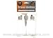 HARDWARE - 3 PIECE TRAVEL BOTTLES 100ml - SET