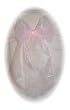 10 Sheer Organza Sashes - Chair Cover Decor - Wedding/Shower/Party Sash - Pink