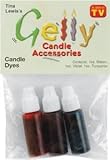 Gelly Candle Dye Assortment 1 Ounce Bottle 3/Pkg-Violet, Turquoise, Melon