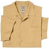Montego Mens Textured Silk Camp Shirt Closeouts