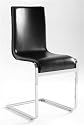 Freischwinger Easy Chair Nappalonleder schwarz (2 Stück)