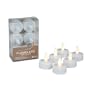 Smart Candle LED Tealight 6 Pack Frosted White