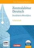 Produkt-Bild: Texte, Themen und Strukturen - Nordrhein-Westfalen: Zentralabitur: Arbeitsheft zur Abiturvorbereitung mit CD-ROM. Mit eingelegtem L&ouml;sungsheft