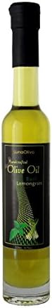 Napa Valley Olive Oil Basil Lemongrass Infused Extra Virgin For Gourmet Cooking, Salad Dressing, Gift Baskets, Mediterranean Diet, Vegetarian Recipes, Health Food Or A Unique Gluten Free Gift