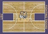 Louisiana State (LSU) Tigers 5 4 x 7 8 Home Court Area Rug