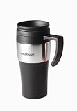 Farberware 14 oz Mug With Stainless Steel Trim Black