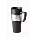 Farberware 14 oz Mug With Stainless Steel Trim Black