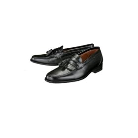 Mezlan 'JT' Kilted Tassle Loafers Mens - Black by Mezlan