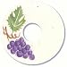 Tuits Wine Glass Name Tags - Grapevine - 100 Tags