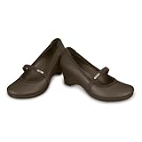 crocs Women's Casey Wedge,Espresso/Espresso,10 M US