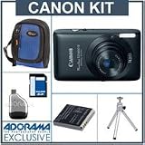 31ZfnK6C3UL. SL160  #>> Canon PowerShot SD1400 IS Digital ELPH Camera Kit, Black with 8GB SD Memory Card, Camera Case, Spare NB 4L Type Lithium ion Battery, Table Top Tripod, USB 2.0 SD Card Reader Reviews