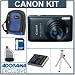 Canon PowerShot SD1400 IS Digital ELPH Camera Kit, Black with 8GB SD Memory Card, Camera Case, Spare NB-4L Type Lithium-ion Battery, Table Top Tripod, USB 2.0 SD Card Reader