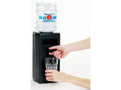 MINI WATER DISPENSER WITH BUILT IN COOLING CHAMBER IN WHITE