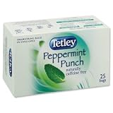 Tetley Peppermint Tea Bags Finest European-sourced Individually-wrapped Ref A06676 [Pack 25]