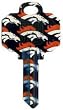 Denver Broncos Kwikset KW1 House Key