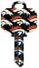 Denver Broncos Kwikset KW1 House Key