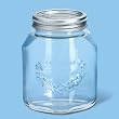 Leifheit Canning Supplies 1-Liter Glass Preserving Jars, Set of 6