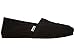 TOMS - Womens Slip-On Shoes in Black/Black Canvas, Size: 7.5 B(M) US, Color: Black/Black Canvas