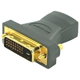 IOGear Gold-plated HDMI (F) to DVI-D Dual Link (M) Adapter (Tri-language Package) GHDMIFDVIMW6