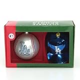 Los Angeles Dodgers Double Ornament Set