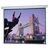 Da Lite Cosmopolitan Electrol Electric Wall and Ceiling Projection Screen 84 x 84  Glass Beaded Surface.