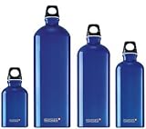 Sigg Switzerland Blue Traveller Aluminum Water Bottle